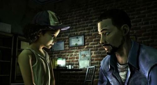 the walking dead lee and clem